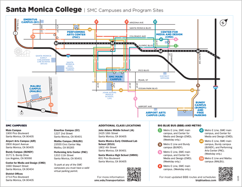 SMC Transit Map