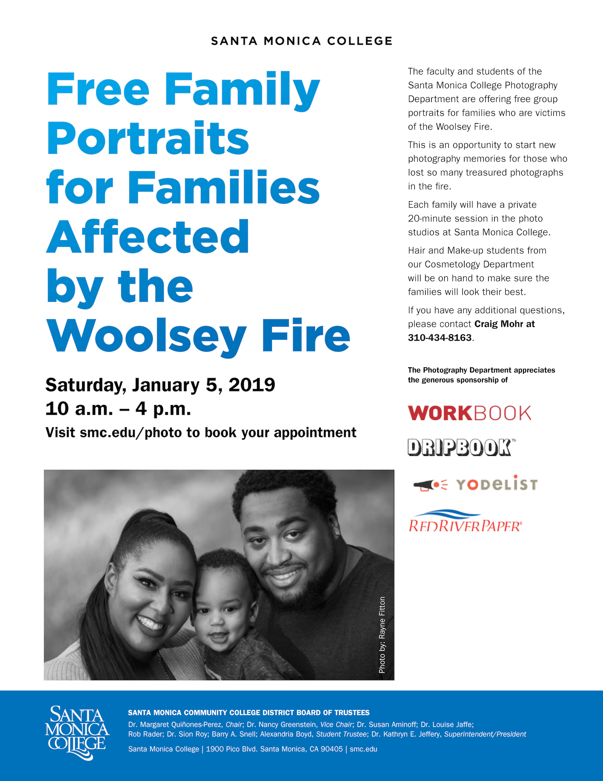 Free Family Portraits for Woolsey Fire Families