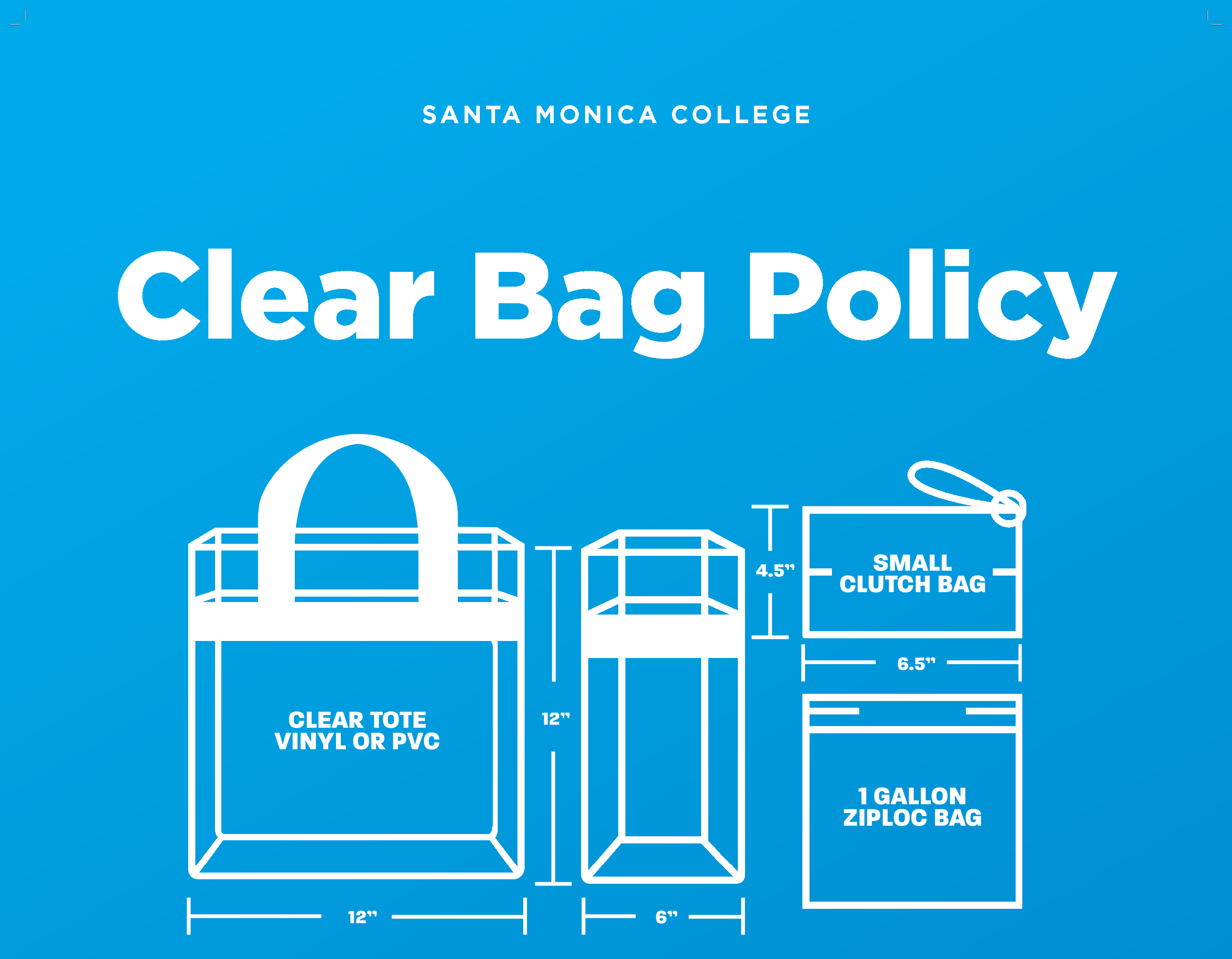 Clear Bag Policy - Measurement of types of bags