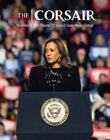 A photo story-essay by Jake Crandall and Lex Lopez covering the last days of VP Kamala Harris’s campaign won a first-place award from the JACC. Photo Courtesy of The Corsair.