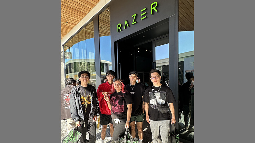 SMC Esports club members at RazerGame Fest.