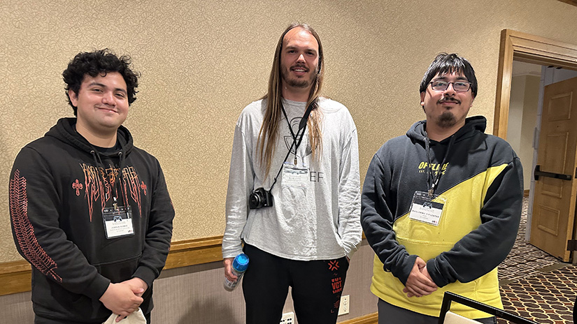 Josh Guillermo with Adam Lopez at LA Game Con Edu.