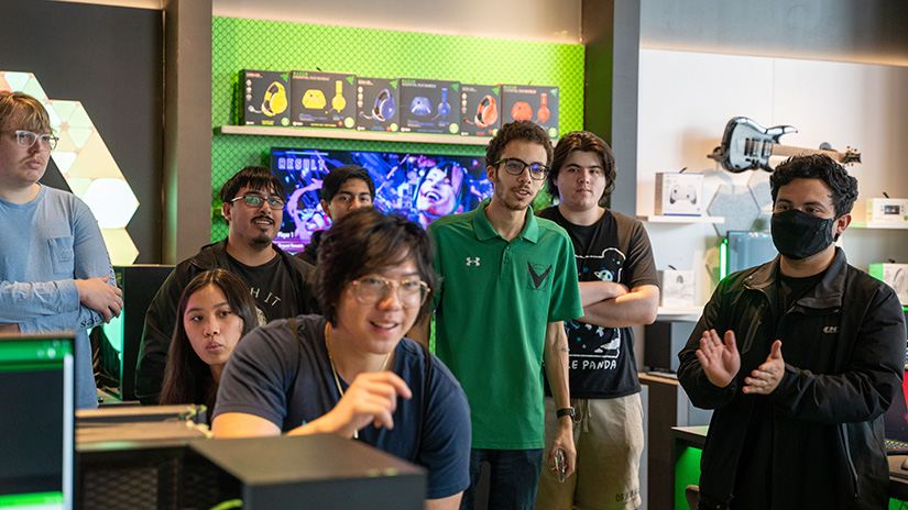 SMC Esports club members playing at Razer Game Fest.