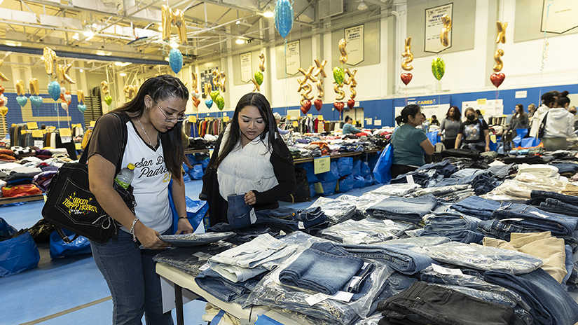 SMC Cares disaster relief store.