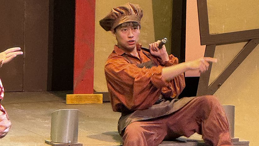 Ye Dyke in his element.