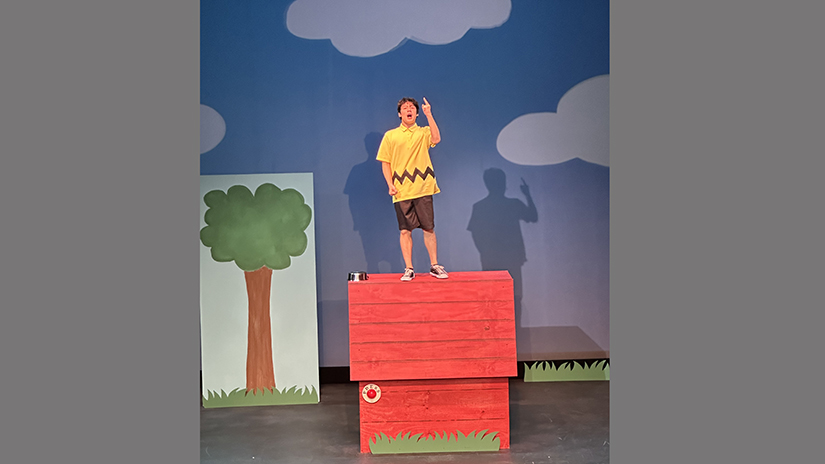 Ye Dyke plays Charley Brown from Snoopy.