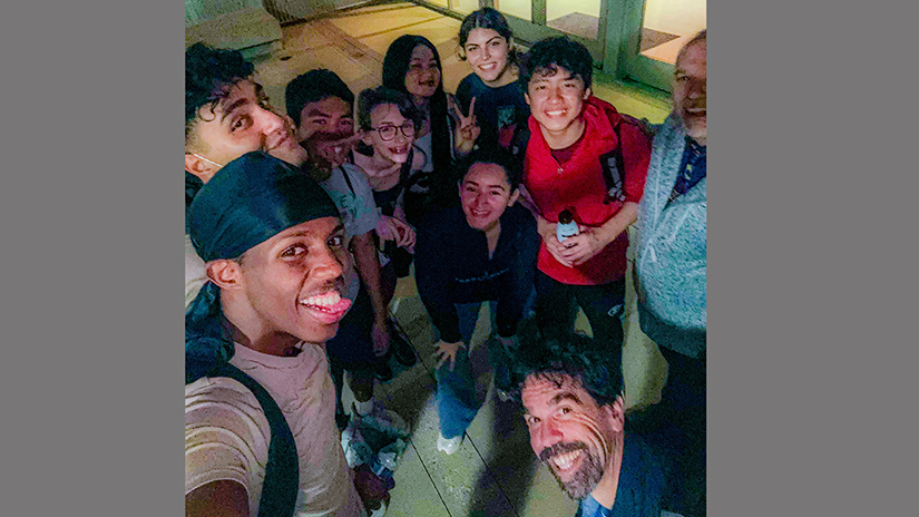 Ye Dyke with friends.