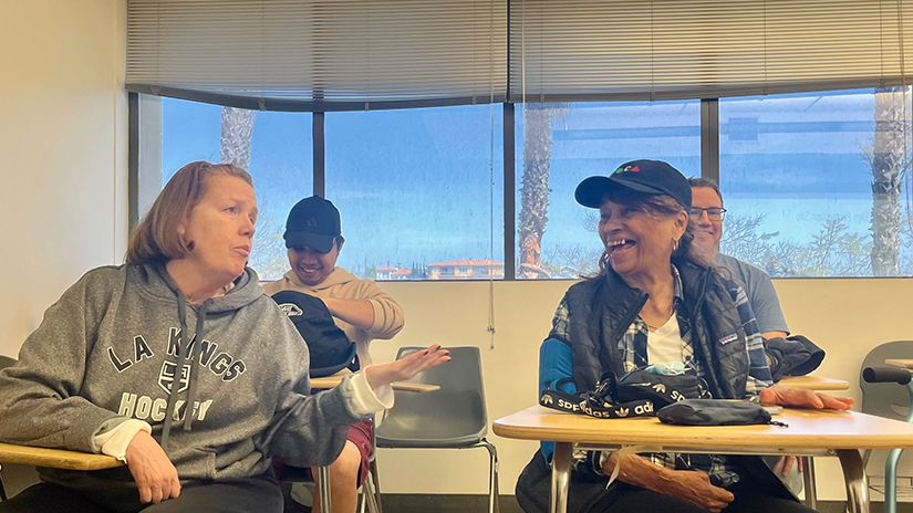 Students at an ABI class