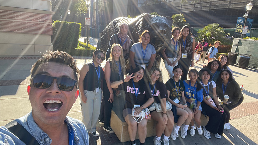 On a field trip to UCLA