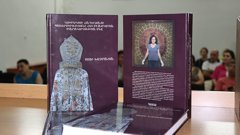 Dr. Sofi Khachmanyan's book published on the symbolishm of Catholic church vestments in Armenia.