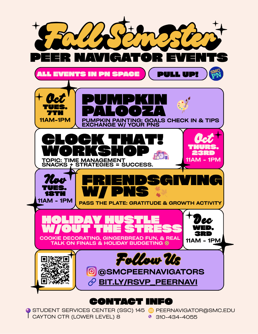 2025 Fall Semester PN Events