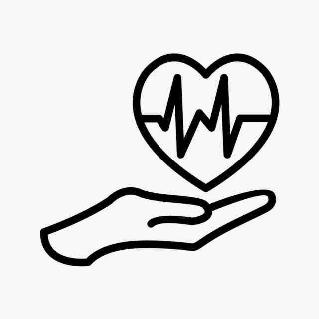 Heart with hand