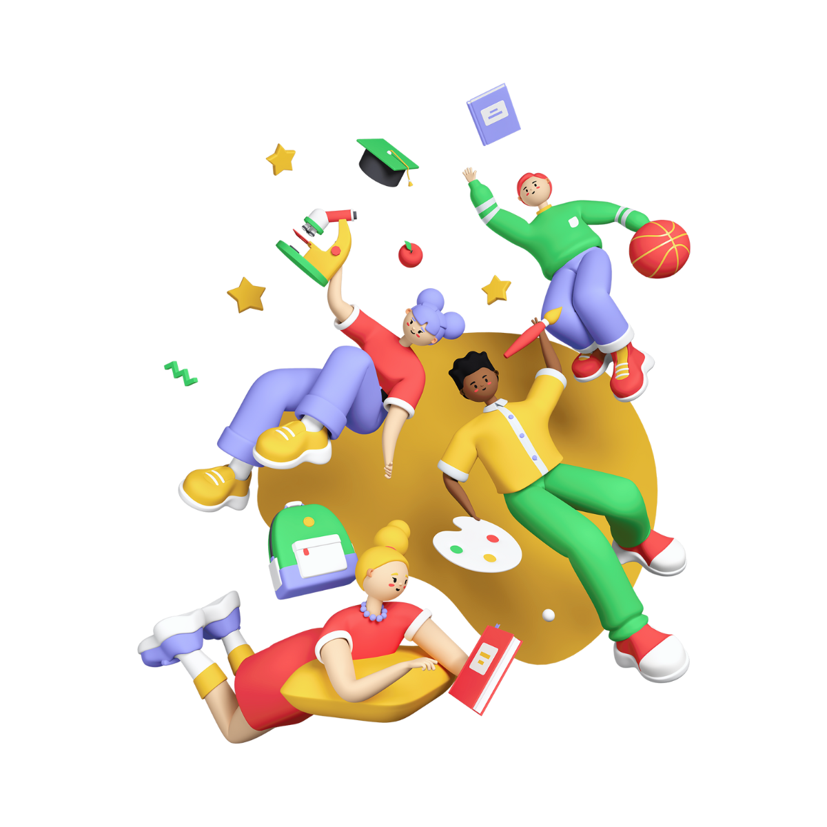 people playing in a group