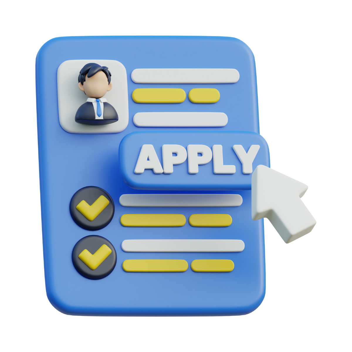 page with word apply on it