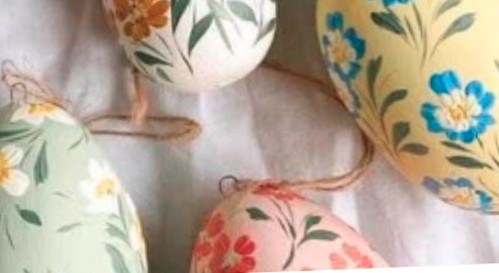 decorated eggs